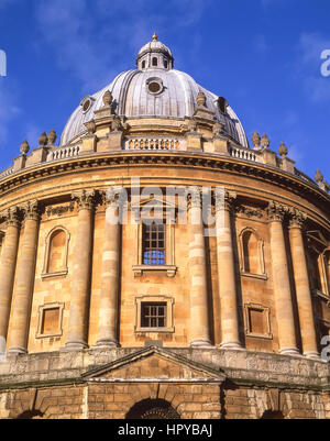 Radcliffe Camera bei Sonnenuntergang, Oxford University, Radcliffe Square, Oxford, Oxfordshire, England, Vereinigtes Königreich Stockfoto