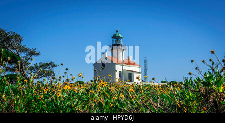 Cabrillo National Monument Leuchtturm. Stockfoto