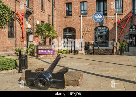 The Beatles Story im historischen Albert Dock von Liverpool, England, Großbritannien Stockfoto