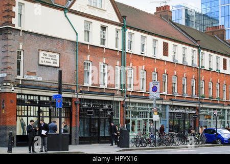 Lamm-Street im Londoner East End Stockfoto