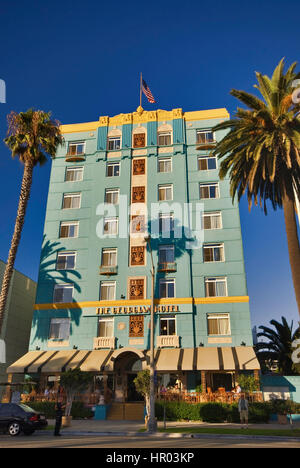 Art-Deco-Georgian Hotel in Santa Monica, Kalifornien Stockfoto