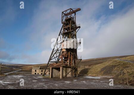 Grove Rechen Mine, Weardale, County Durham, Großbritannien Stockfoto