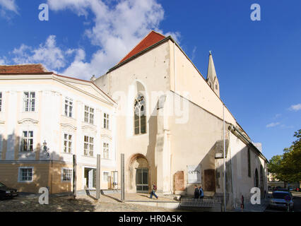 Krems an der Donau, ehemalige Dominikanerkirche, heute Stadtmuseum zum Wein, Wachau, Niederösterreich, Niederösterreich, Österreich Stockfoto