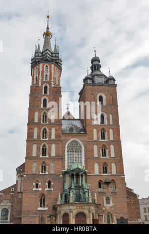 Kirche der Gottesmutter angenommen, in den Himmel auch bekannt als St. Mary Church in Krakau, Polen Stockfoto