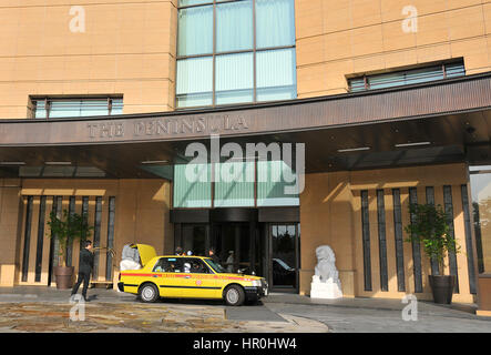 Stadtteil Marunouchi Peninsula Hotel Tokio Japan Stockfoto