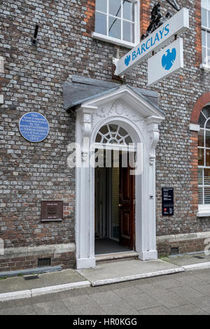 Barclay's Bank in Dorchester Dorset Stockfoto