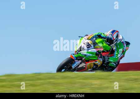 Melbourne, Australien. 26. Februar 2017. Ayrton Badovini #86 (ITA) während der 2017 MOTUL FIM Superbike Weltmeisterschaft, Australien am 26. Februar 2017. Bildnachweis: Dave Hewison Sport/Alamy Live-Nachrichten Stockfoto