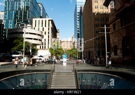 Gebäude der Stadt auf Martin Pl - Sydney - Australien Stockfoto