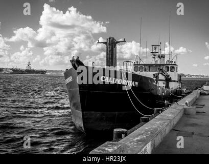 Schoner in San Diego Stockfoto