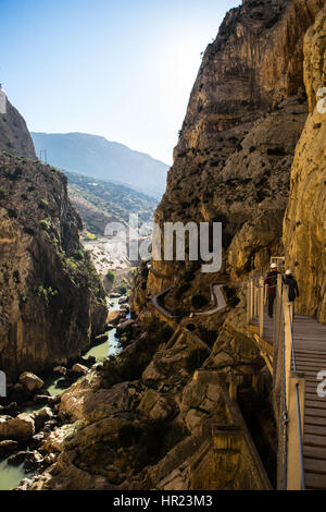 El Caminito del Rey Stockfoto