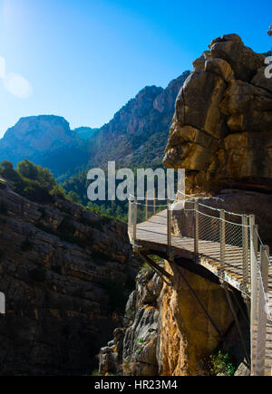 El Caminito del Rey Stockfoto