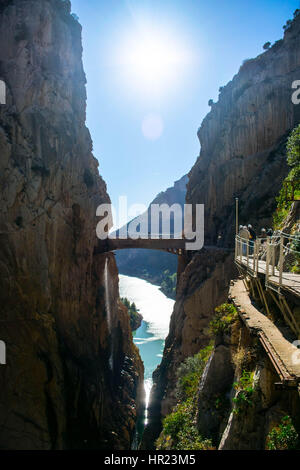 El Caminito del Rey Stockfoto