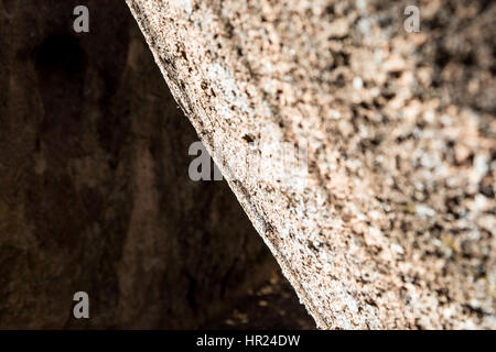 Nahaufnahme der Felswände bei Kletterern beliebt; Penitente Canyon; Colorado; USA Stockfoto