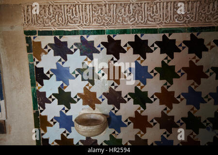 Die Burg von Al Hambra, Granada. Andalusien, Spanien Stockfoto