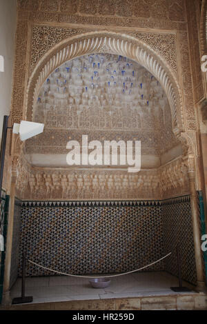 Die Burg von Al Hambra, Granada. Andalusien, Spanien Stockfoto