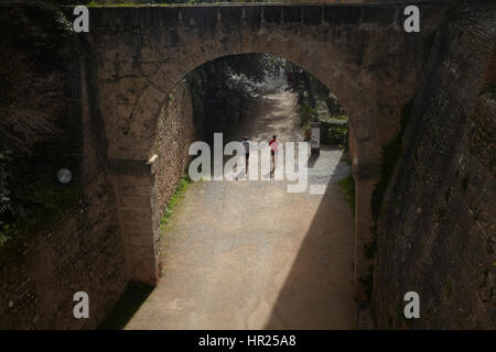 Die Burg von Al Hambra, Granada. Andalusien, Spanien Stockfoto