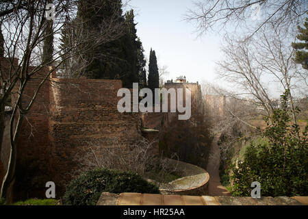 Die Burg von Al Hambra, Granada. Andalusien, Spanien Stockfoto