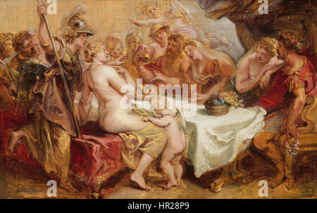 Rubens - die Hochzeit von Peleus und Thetis, 1636 Stockfoto