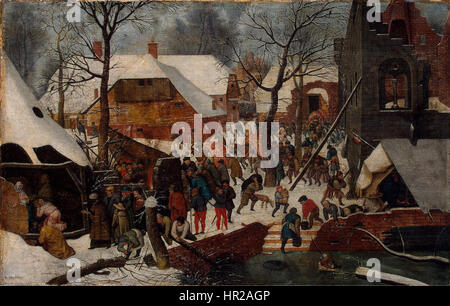 Pieter Brueghel der jüngere - Anbetung der Könige - WGA3613 Stockfoto