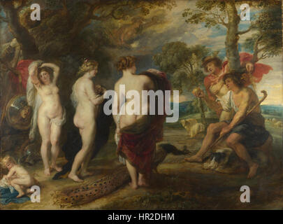 Rubens - das Urteil des Paris - Google Art Project Stockfoto