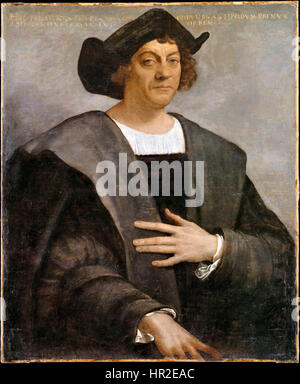 Porträt eines Mannes, sagte Christopher Columbus 2 sein Stockfoto