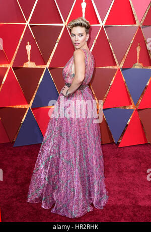 Scarlett Johansson Ankunft bei den 89. Academy Awards statt im Dolby Theatre in Hollywood, Los Angeles, USA. Stockfoto