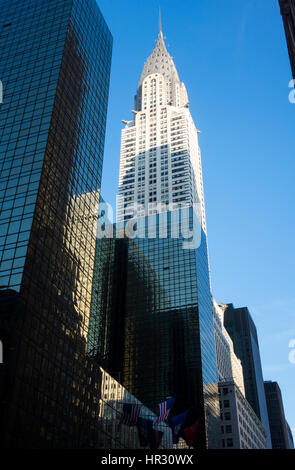 Das Chrysler Building auf der 42nd Street in New York City Stockfoto