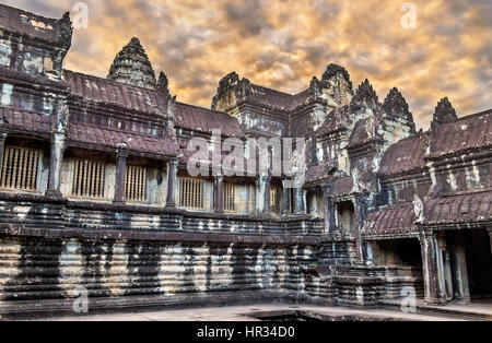 Bakan, der das zentrale Heiligtum von Angkor - Siem reap, Kambodscha Stockfoto