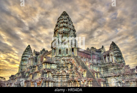 Bakan, der das zentrale Heiligtum von Angkor - Siem reap, Kambodscha Stockfoto