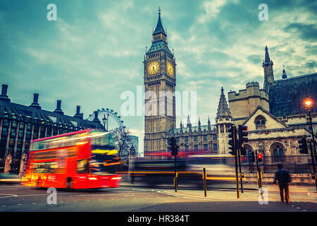 London am frühen Morgen Stockfoto