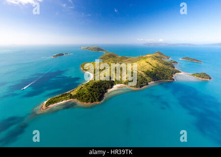 South Molle Island, hinter Insel Daydream, Whitsunday Islands, Queensland, Australien Stockfoto