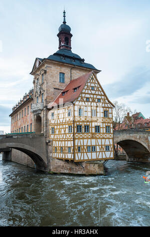 Altes Rathaus (Altes Rathaus) Bamberg, Upper Franconia, Bayern, Deutschland, Europa Stockfoto