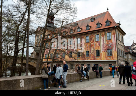 Altes Rathaus (Altes Rathaus), Bamberg, Upper Franconia, Bayern, Deutschland, Europa Stockfoto