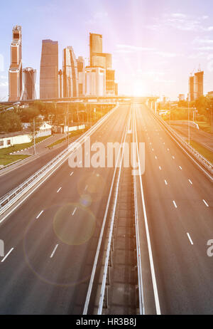 3. Magistralnaya Straße in Moskau, Russland Stockfoto