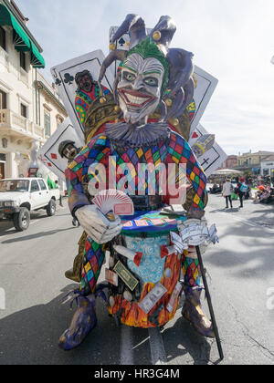 Viareggio, Italien. 26. Februar 2017.  allegorische Schwimmer am Karneval von Viareggio statt 26. Februar 2017 Credit: Landschaft von Sardinien/Alamy Live News Stockfoto