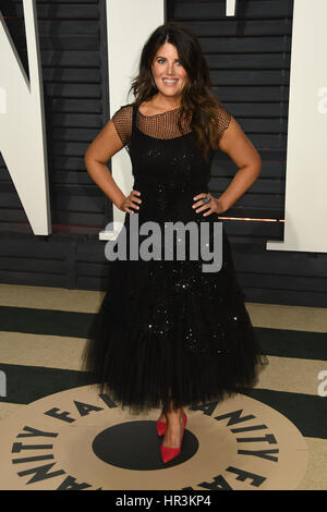 Beverly Hills, CA, USA. 26. Februar 2017.  Monica Lewinsky. 2017 Vanity Fair Oscar Party statt im Wallis Annenberg Center. Bildnachweis: Byron Purvis/AdMedia Credit: Byron Purvis/AdMedia/ZUMA Draht/Alamy Live-Nachrichten Stockfoto