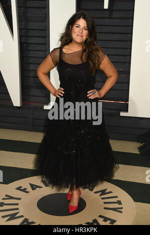 Beverly Hills, CA, USA. 26. Februar 2017.  Monica Lewinsky. 2017 Vanity Fair Oscar Party statt im Wallis Annenberg Center. Bildnachweis: Byron Purvis/AdMedia Credit: Byron Purvis/AdMedia/ZUMA Draht/Alamy Live-Nachrichten Stockfoto