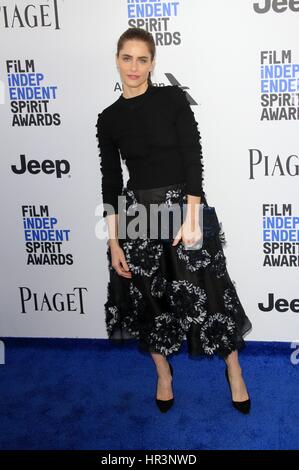 Santa Monica, Kalifornien. 25. Februar 2017. Amanda Peet besucht die 32. Film Independent Spirit Awards 2017 am Santa Monica Pier am 25. Februar 2017 in Santa Monica, Kalifornien. | Verwendung Weltweit Credit: Dpa/Alamy Live-Nachrichten Stockfoto