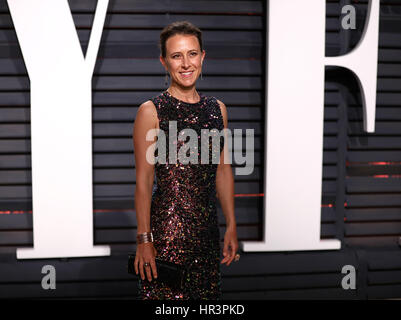 Beverly Hills, Kalifornien, USA. 26. Februar 2017. Anne Wojcicki besucht die Vanity Fair Oscar Party 2017 am 26. Februar 2017 in Beverly Hills, Kalifornien. Bildnachweis: Mpi99/Medien Punch/Alamy Live-Nachrichten Stockfoto