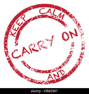 Ein Donjon beruhigen und tragen auf Briefmarke auf einem weißen Hintergrund isoliert Stockfoto