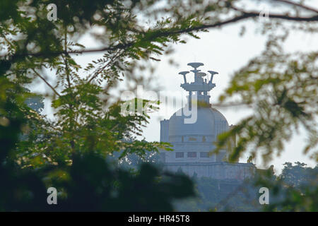 am Morgen lange Dhauligiri, buddhistische touristischer Ort, Bhubaneswar Odisha anzeigen Stockfoto