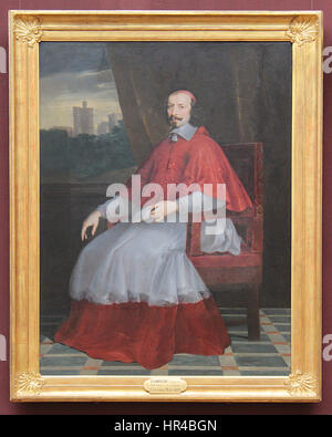 Philippe de Champaigne - Le Cardinal Mazarin Stockfoto