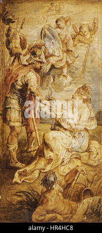 Rubens - die Geburt von Henri IV von Frankreich - WGA20444 Stockfoto
