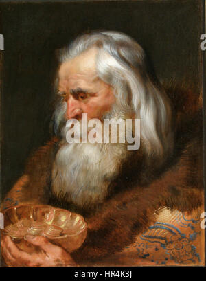 Rubens - Cabeza del Bürgermeister de Los Reyes Magos Stockfoto