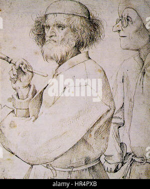 Pieter Bruegel der ältere - der Maler und der Käufer - WGA03533 Stockfoto