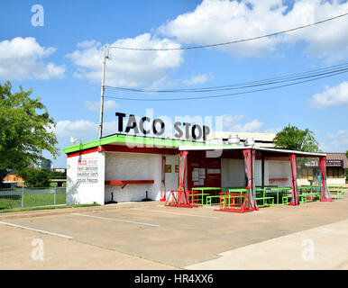 Taco Stop Restaurant in Dallas, TX Stockfoto