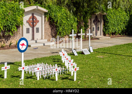 Adelaide, Australien - 11. November 2016: Gedenktag traditionelle Zeremonie in Adelaide, South Australia Stockfoto