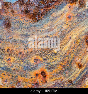 Detaillierten Rost Textur Stockfoto
