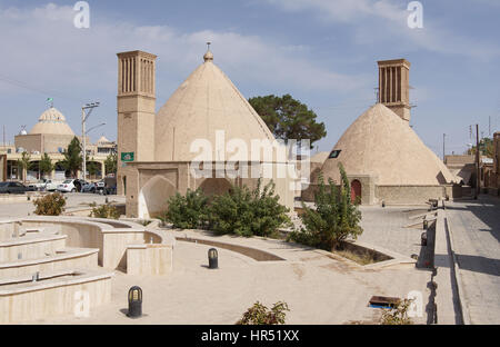 NAIN, IRAN - 10. Oktober 2016: Traditionelle Wasserbecken am 10. Oktober 2016 in Nain, Iran Asien Stockfoto