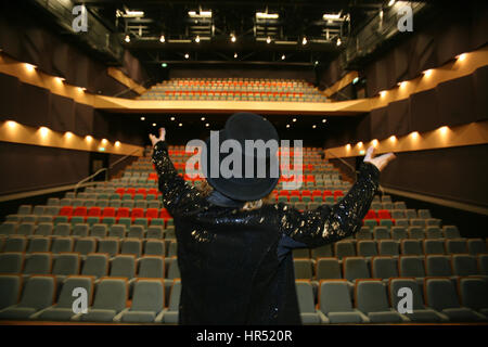 Schauspieler bei der Arbeit Stockfoto
